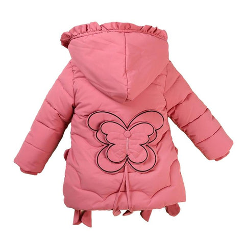 Girls Long Jacket Children Cotton-padded Outwear-Veeddydropshipping