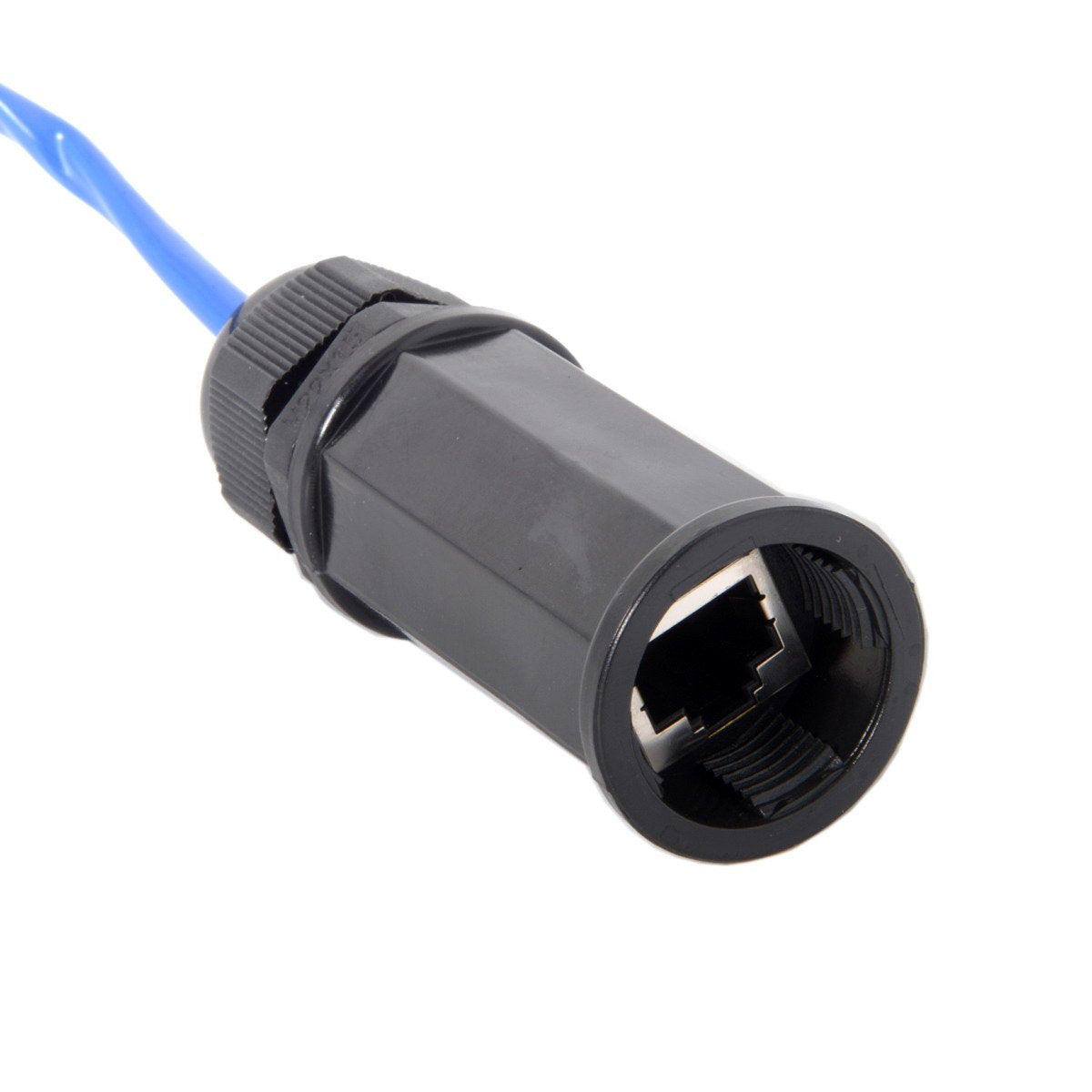 Waterproof Connectors Locking CAT6 RJ45 Female to Female Lan Ethernet Network -CE00240-Veeddydropshipping