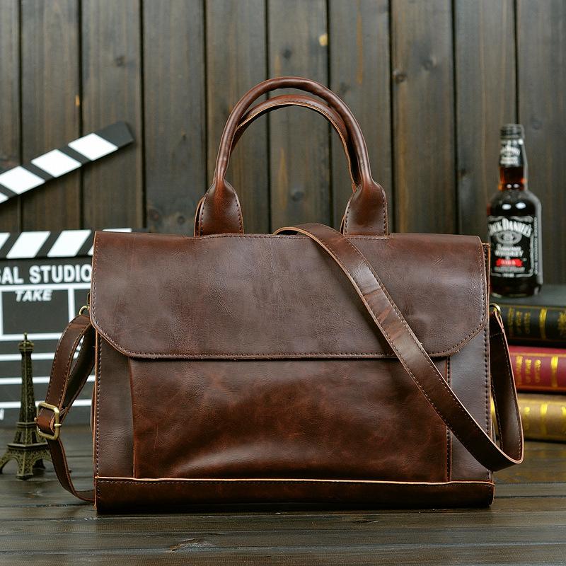 Fashion Korean Style Handbag Male Laptop bag Retro Man-BS00484-Veeddydropshipping