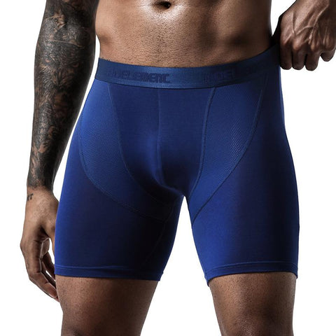Underwear Modal Panties Man Ice Silk Breathable Pouch Long-MF01409-Veeddydropshipping