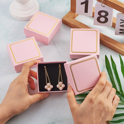 Cardboard Jewelry Gift Box  Packaging With Sponge Inside Rectangle-JW01705-Veeddydropshipping