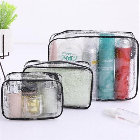 Clear Makeup Bags Beauty Case Travel Make Up Organizer-BS00542-Veeddydropshipping