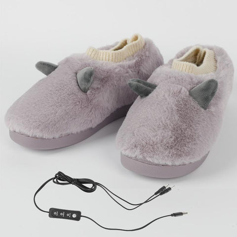 Shoes Plush Warm Electric Slippers Feet Adjustable-BS01228-Veeddydropshipping