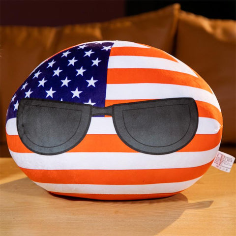 50 Styles 10cm Country Ball Plush Toys Polandball Pendant Countryball-TB01559-Veeddydropshipping
