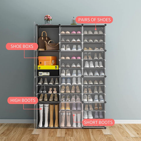 Shoe Rack Large Capacity Boot Storage-HA01566-Veeddydropshipping