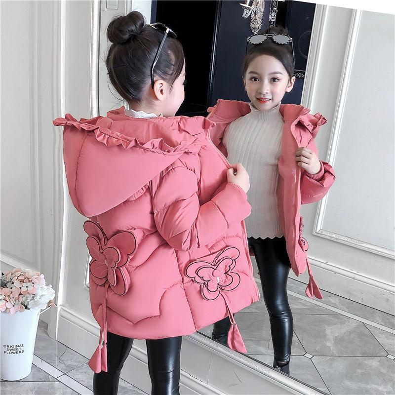 Girls Long Jacket Children Cotton-padded Outwear-Veeddydropshipping