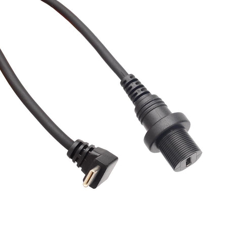 30cm Right Angle USB Type C 2.0 Car Mount Dash Flush Waterproof Extension -CE01163-Veeddydropshipping