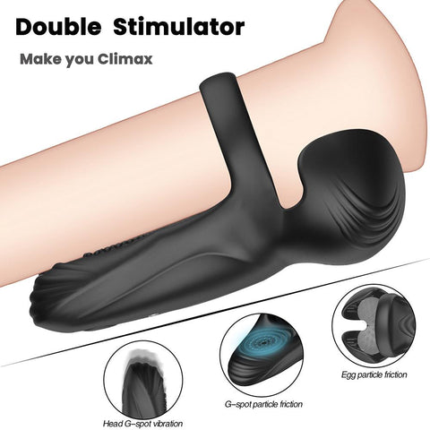Male Testicle Scrotum Stimulator Vibrator Penis Cock Rings Delay Ejaculation -BH01173-Veeddydropshipping