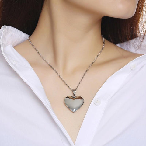 Locket Pendants for Women  Stainless Steel Necklaces-JW01186-Veeddydropshipping