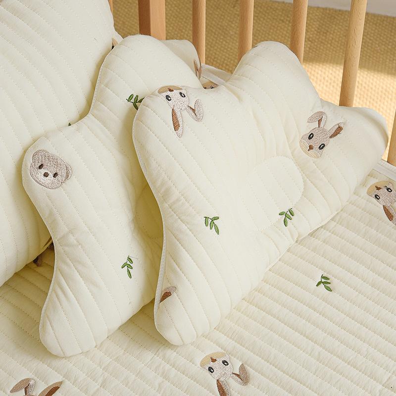 Korea Style Baby Pillow Soft Cotton Neck Protector Newborn Infant Nursing-TB00703-Veeddydropshipping
