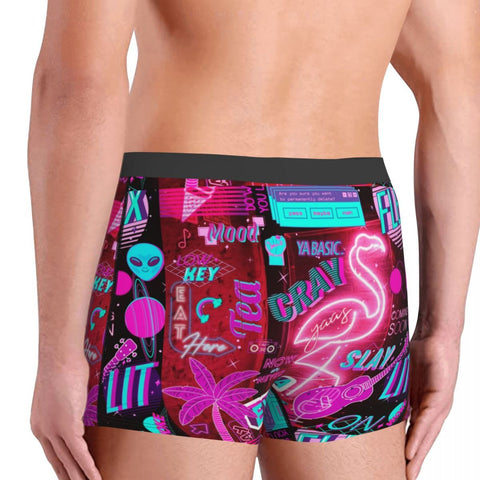 Vaporwave Men Underwear Boxer Briefs Shorts Panties Sexy-MF01469-Veeddydropshipping