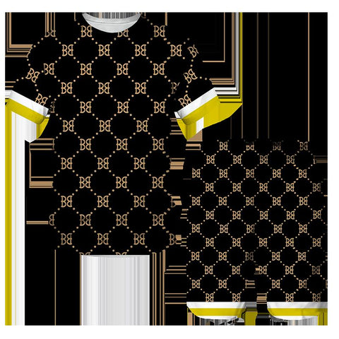 Luxury 3D Printing Tracksuit  Oversized T-shirt Shorts-MF00074-Veeddydropshipping