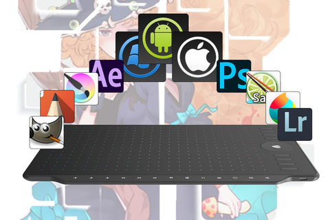 Drawing Graphic Tablet with 8 Express Keys-CO00255-Veeddydropshipping