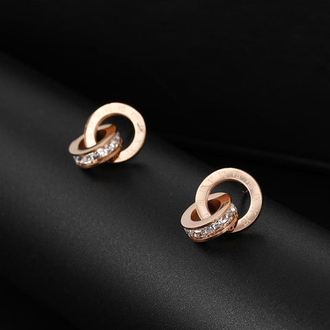 Luxury Elegant Stainless Steel Roman Numerals Jewelry Set  -JW00311-Veeddydropshipping