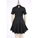 Plus Size Dresses Panel Ladder Cutout Mini Dress-WF00125-Veeddydropshipping