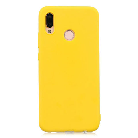 For Huawei P20 Lite Pro Case Candy Rubber Ultra Thin TPU Soft Silicone Shockproof-PA00303-Veeddydropshipping
