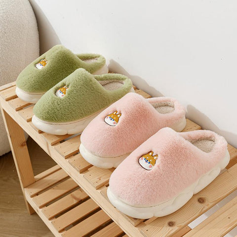 Slippers Men Women Indoor Floor Flat Solid Colo Home Non-slip-BS01296-Veeddydropshipping
