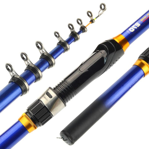Telescopic Rotating Rock Fishing Rod Portable Travel  Carp Spinning Trave Mini Pole Pesca-OS00448-Veeddydropshipping