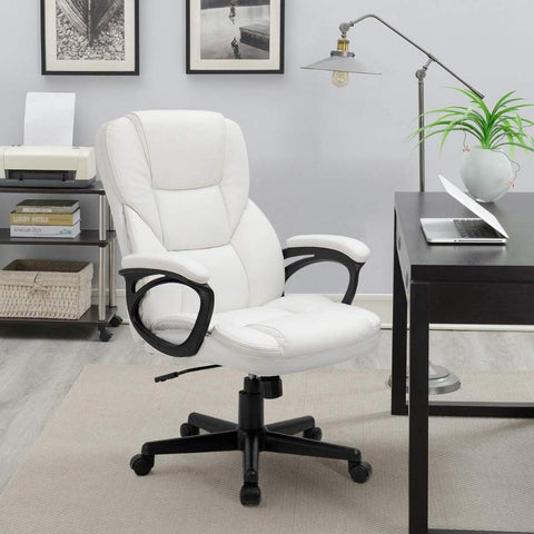 Faux Leather High-Back Executive Office Chair-HA01604-Veeddydropshipping