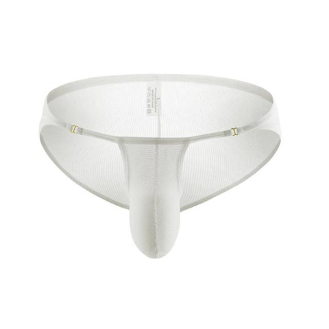 Bikini Slip Homme Sheer Mesh Underwear Bikini Bulge-MF01493-Veeddydropshipping
