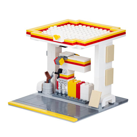 MOC4047 City Series 192Pcs Gas station Scenes Cars up to 6x16 can be parked-TB01502-Veeddydropshipping