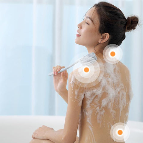 Brush Body Double-Sided Bath Shower Brush Back Massage-BH01403-Veeddydropshipping