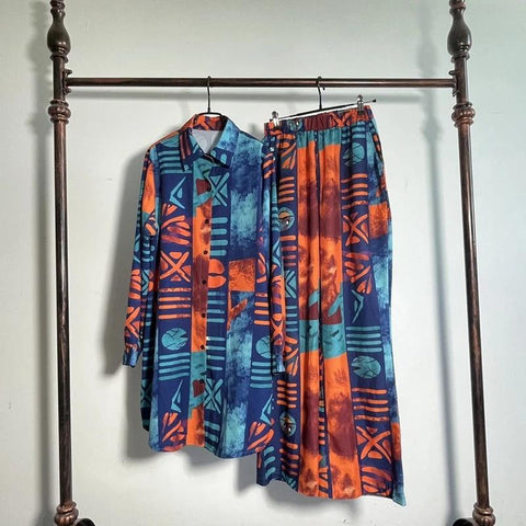 Two Piece Set African Clothing for Women-WF01677-Veeddydropshipping