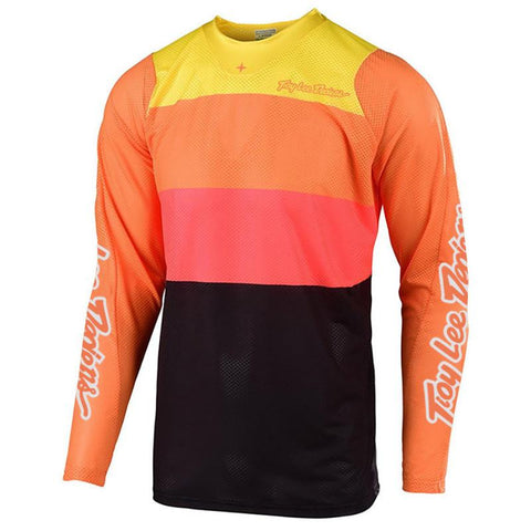 Free shipping gradient colorful motocross racing suit downhill jersey mountain bike -OS01218-Veeddydropshipping
