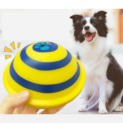 Dog Toy Sounding Flying Saucer Silicone-HA01499-Veeddydropshipping