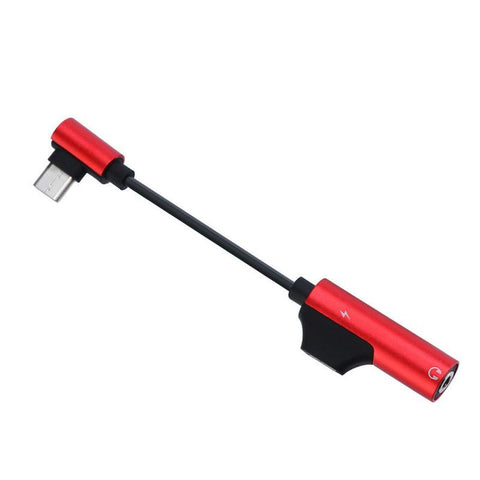 2 In1 Type C To 3.5mm  Jack Splitter Earphone Audio Convertor-Veeddydropshipping