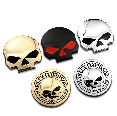 metal is suitable for Harley car body to stick the tail logo and-AM00872-Veeddydropshipping
