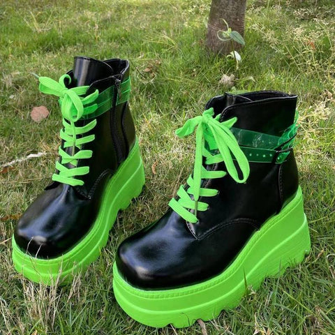 High Heels Cosplay Fashion Winter Wedges Boots-BS01010-Veeddydropshipping
