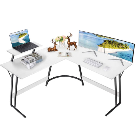L-Shaped Computer Desk Modern Corner-HA01597-Veeddydropshipping
