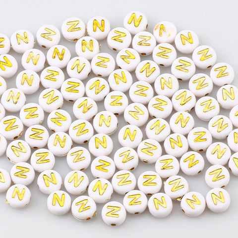Mixed Letter Acrylic Jewelry Beads Making Necklace Brac elet DIY-JW01465-Veeddydropshipping