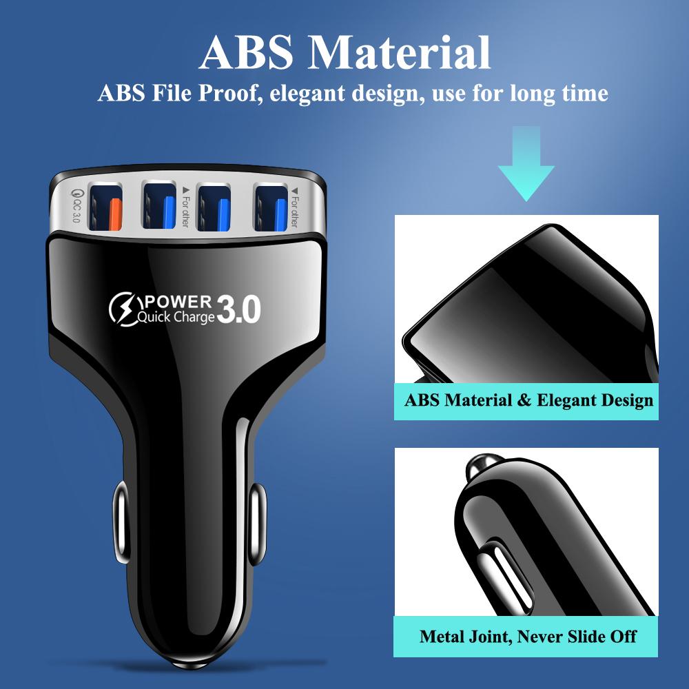 Car Usb Adapter 35W Quick Charger Station-Veeddydropshipping
