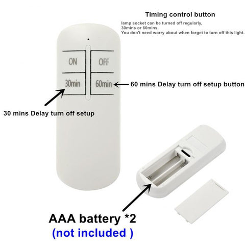 COURI E26 / E27 Wireless Smart Remote Control Light Lamp Base -CE00771-Veeddydropshipping