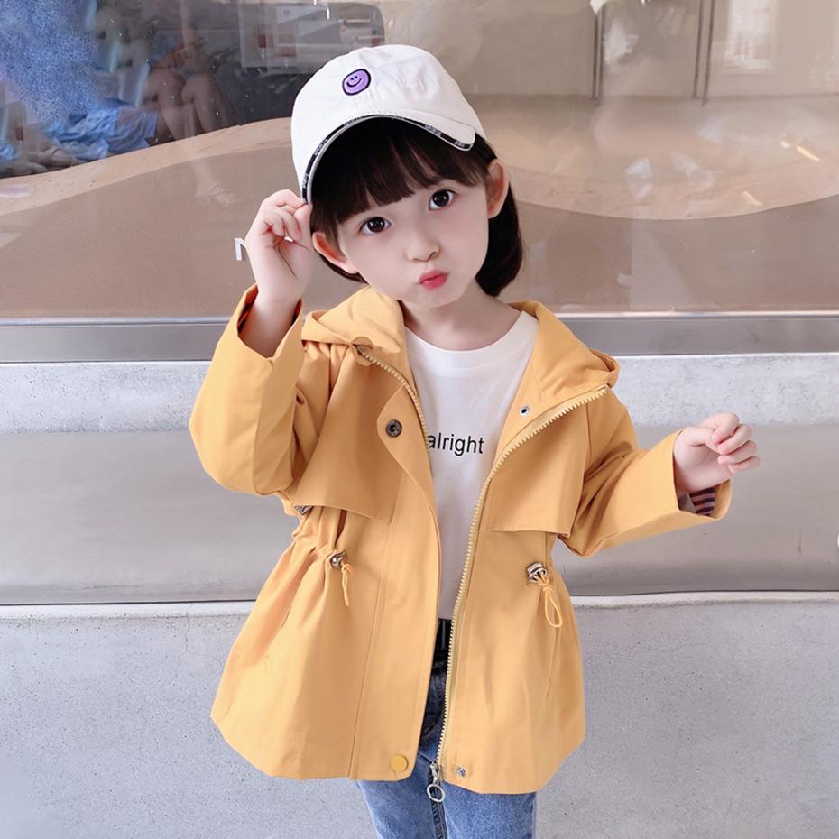 Girls Long Jacket Kids Outerwear Casual Style Coat-Veeddydropshipping