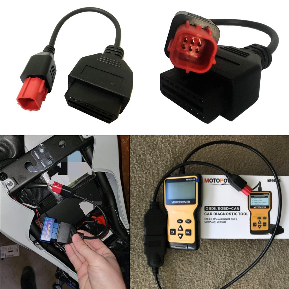 For KTM OBD2 Connector Motorcycle Motobike For YAMAHA For HONDA-AM00271-Veeddydropshipping