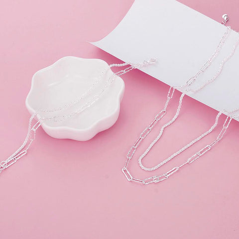 925 Sterling silver Beautiful bracelets necklaces  -JW00208-Veeddydropshipping