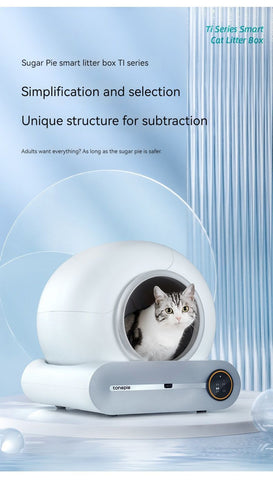 Automatic Cat Litter Box Intelligent APP Control-HA01399-Veeddydropshipping