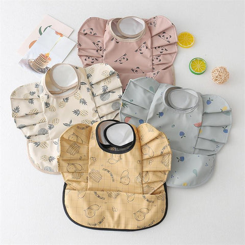 Baby Bibs INS Nordic Style Angel Feed Pocket Burp Girl Boy Infant Meals Bib-Veeddydropshipping-5