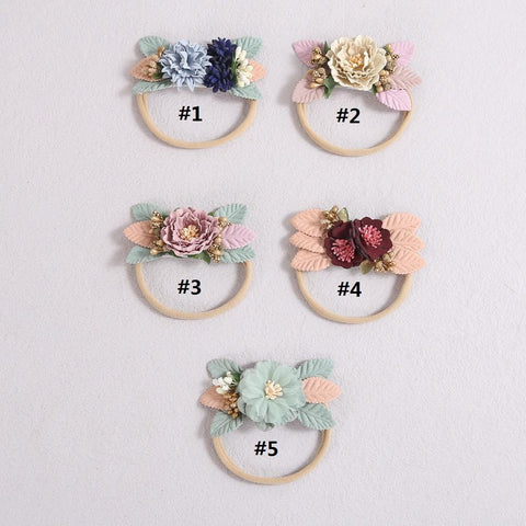 Baby Girl Headband Cute Baby Elastic Hair Band Newborn Head Flower Toddler-TB00478-Veeddydropshipping