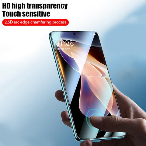 5PCS Tempered Glass For Xiaomi Poco X5 Pro 5G F4 X4 X3 F3 GT M5 M5S Screen Protector-PA00563-Veeddydropshipping