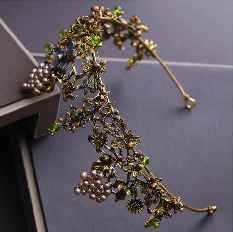 Tiaras Rhinestone Queen Crowns Wedding Hair Accessories -JW00545-Veeddydropshipping