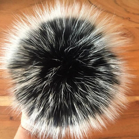Fox Pompom Balls Fur Pompon Raccoon Pom-MF00904-Veeddydropshipping