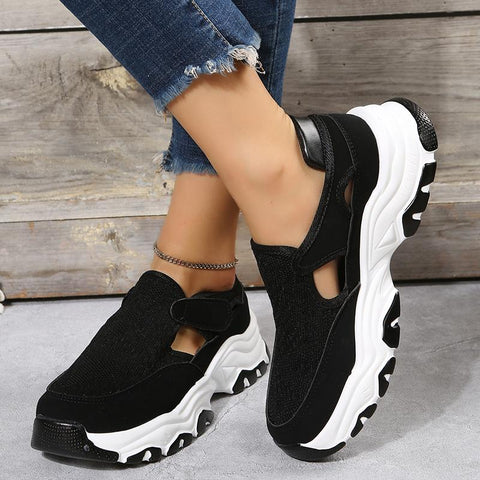 Women Breathable Sport Platform Non-Slip Comfort Fashion-BS00802-Veeddydropshipping
