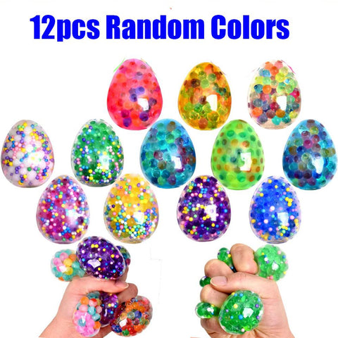 6/12PCS Easter Eggs Colorful Water Beads Stress Relief-TB01543-Veeddydropshipping