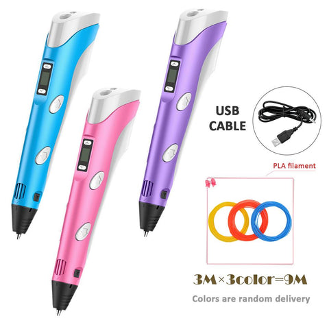 3D Drawing Printing Pencil with LCD Screen-CO01281-Veeddydropshipping