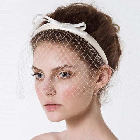 Wedding Accessory Short Blusher Veil-WF01444-Veeddydropshipping