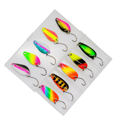 2g 3g fishing kit jig spoon lure bait,hard metal spinner wobbler spoon trout bass area -OS00435-Veeddydropshipping